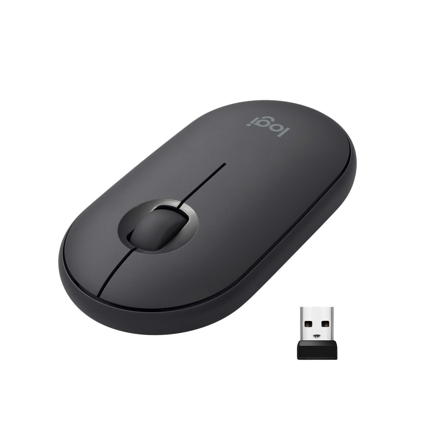 Logitech Pebble M350 Wireless Mouse, Silent