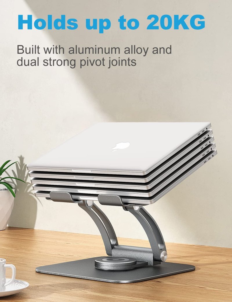 Proffisy Laptop Stand,Aluminum Laptop Stand for Desk Ergonomi