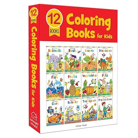 coloring books box set 1