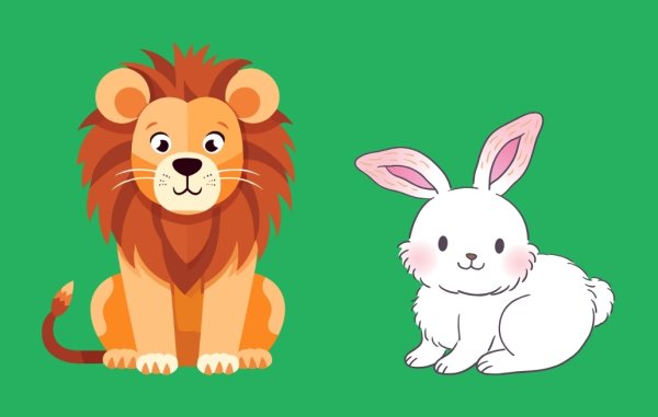 The Lion and the Rabbit Story | Wisdom & Bravery | KidzNCrew