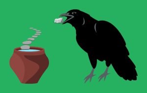 The Thirsty Crow Story With Moral For Kids - KidzNCrew