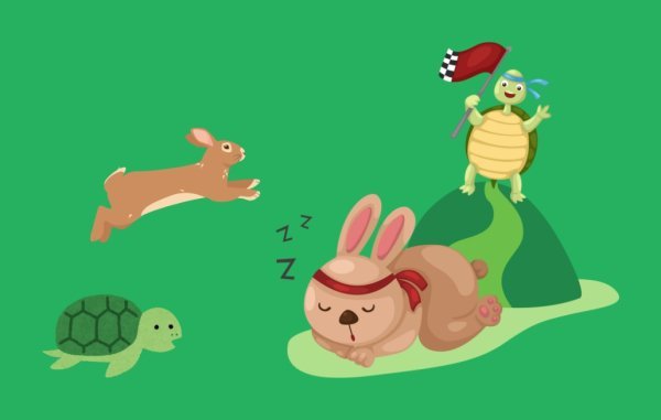 The Tortoise and the Hare Story with Moral | KidzNCrew