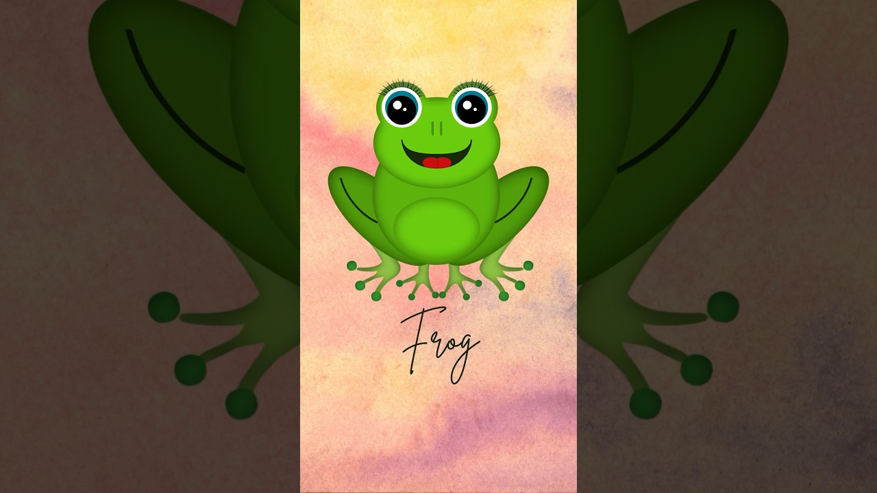 🐸🌱 The Fascinating Frog Life Cycle explained  🔄🐸 #kidzncrew  #shorts