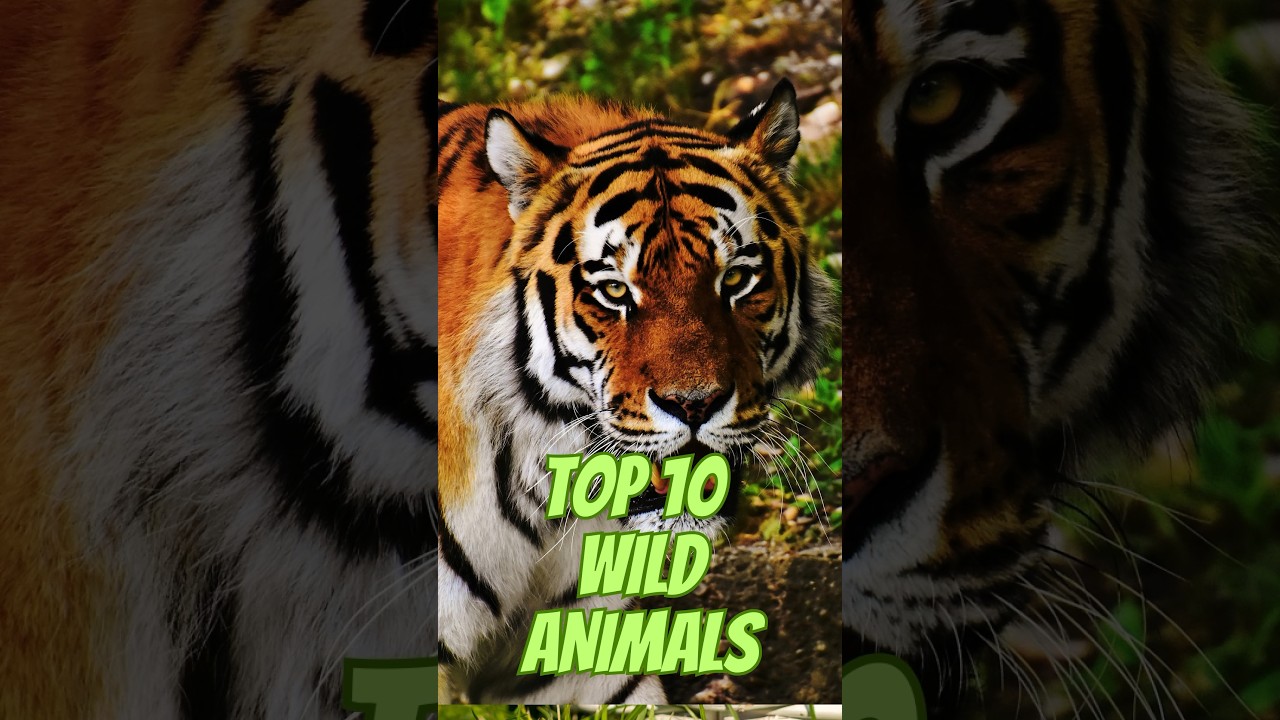 Top 10 most popular Wild Animals  #kidzncrew
