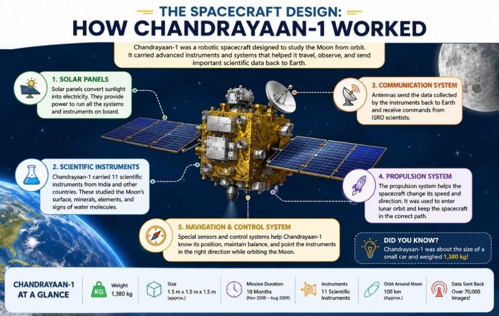 The Spacecraft Design: How Chandrayaan-1 Worked