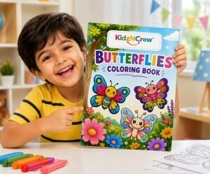 butterflies coloring book thumbnail