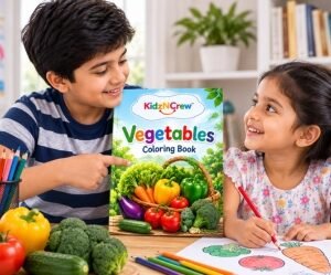 vegetables coloring book thumbnail